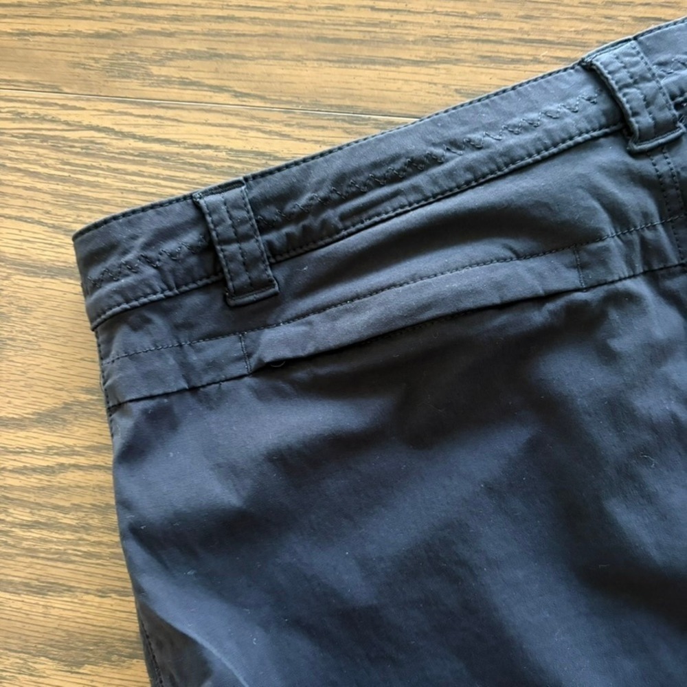 Eddie Bauer Womens Travex Shorts Size 14 Charcoal Black Stretch Hiking Outdoor - Picture 9 of 13